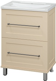 Misty Тумба с раковиной Марта 60 бежевая – фотография-3